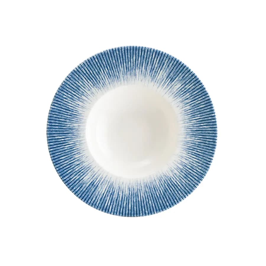 Iris Denim Banquet Assiette Creuse 23 Cm 300 Cc
