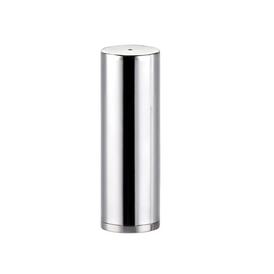 Salière Cylindrique En Acier Groovy